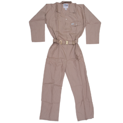 COVERALL 100% COTTON BEIGE LARGE