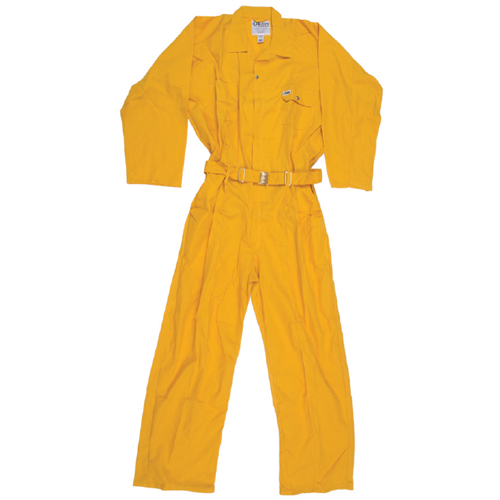M.C. Overalls zip front boilersuit in sherbet yellow | ASOS