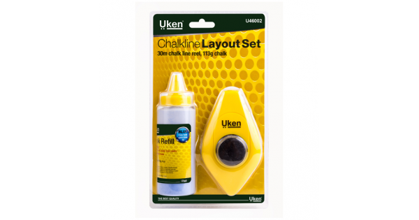 UKEN Chalk Line Reel Set (U46002) - 800buildingmaterials Dubai UAE