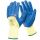 GLOVES LATEX BLUE GRIP HALF COATED