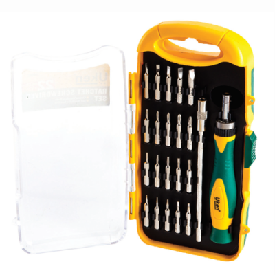 RATCHET SCREW DRIVER SET-22 PCS 4"(4X28MM)