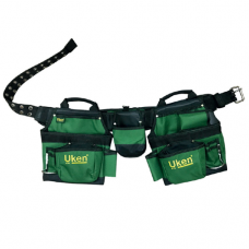 TOOL POUCH DOUBLE WITH BELT