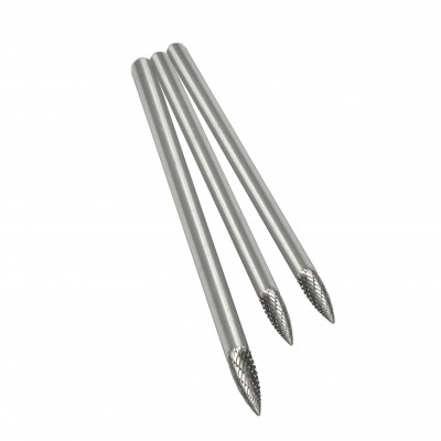 TUNGSTEN CARBIDE BURR POINT EE (TREE REDUCED) -100MM LONG