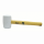 UKEN RUBBER HAMMER 32OZ WOOD HANDLE(WHITE)