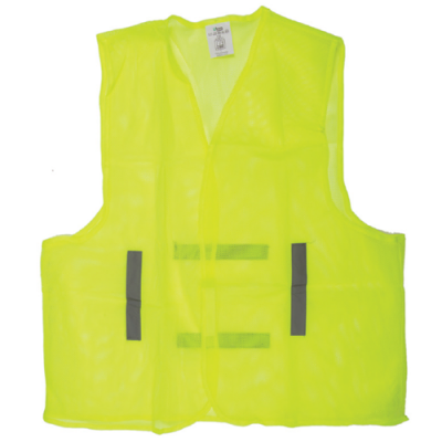 SAFETY JACKET GREEN MESH TYPE S