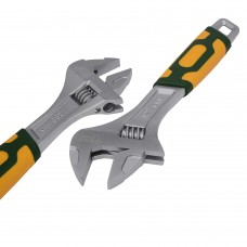 ADJUSTABLE WRENCH WITH TPR HANDLE