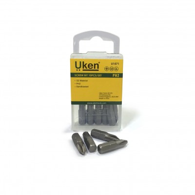 SCREW BIT 10PCS/SET
